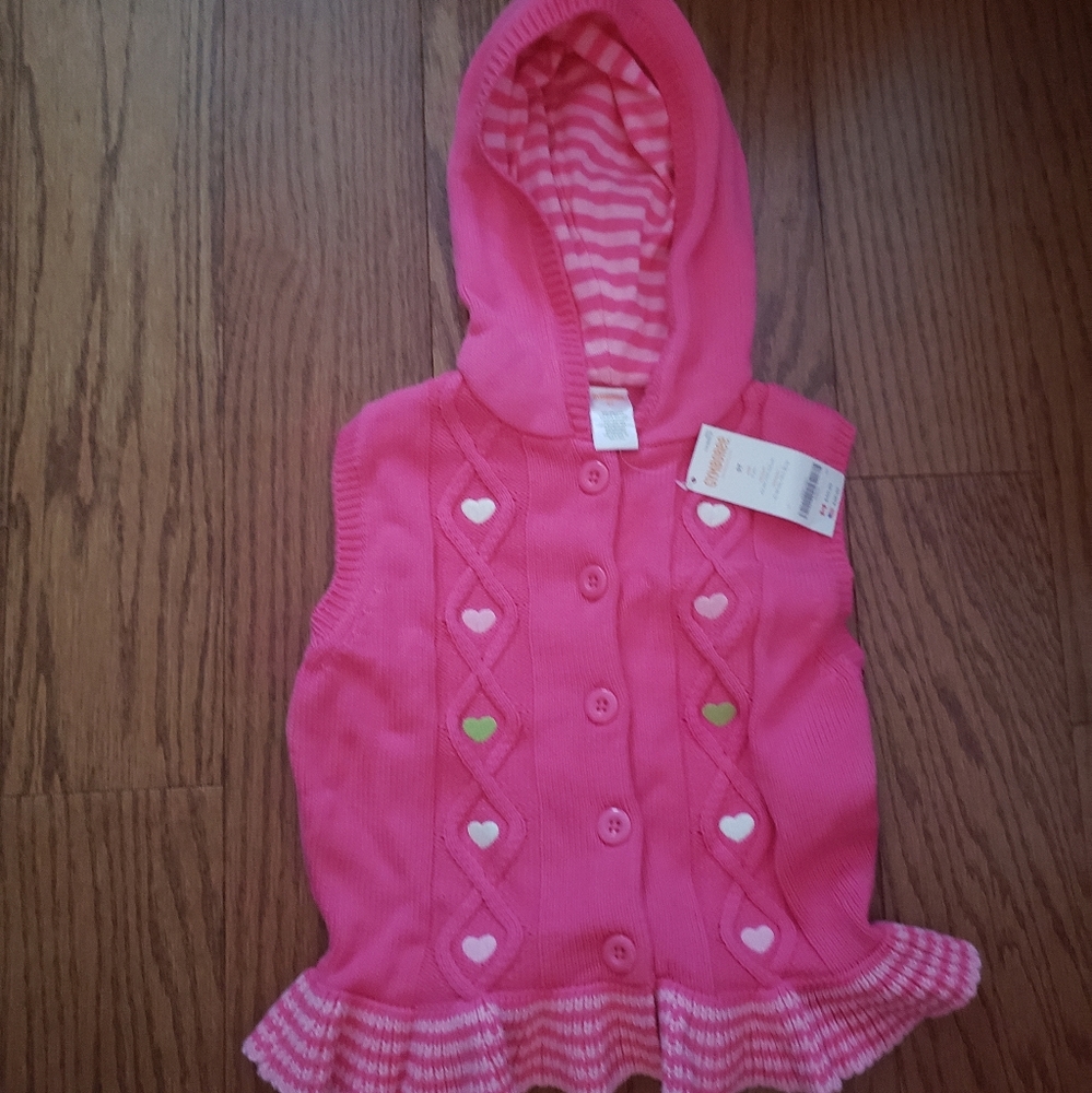 Gymboree loveable giraffe vest